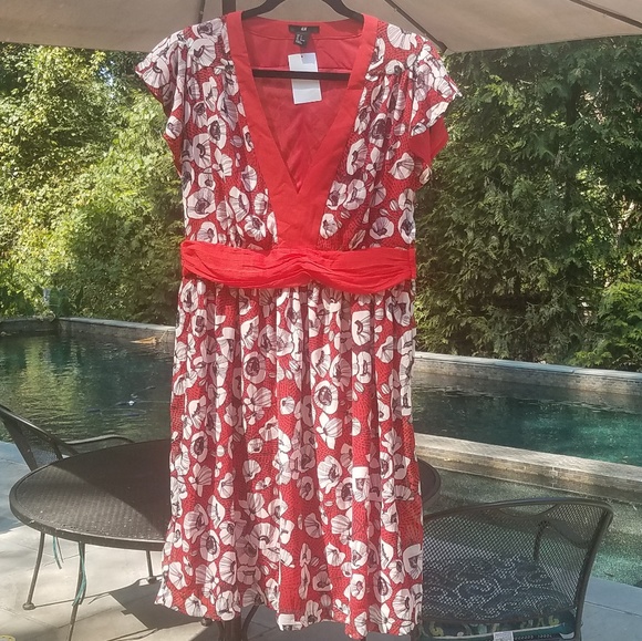 🔖H&M Dress - Red, white and blue - Picture 1 of 3